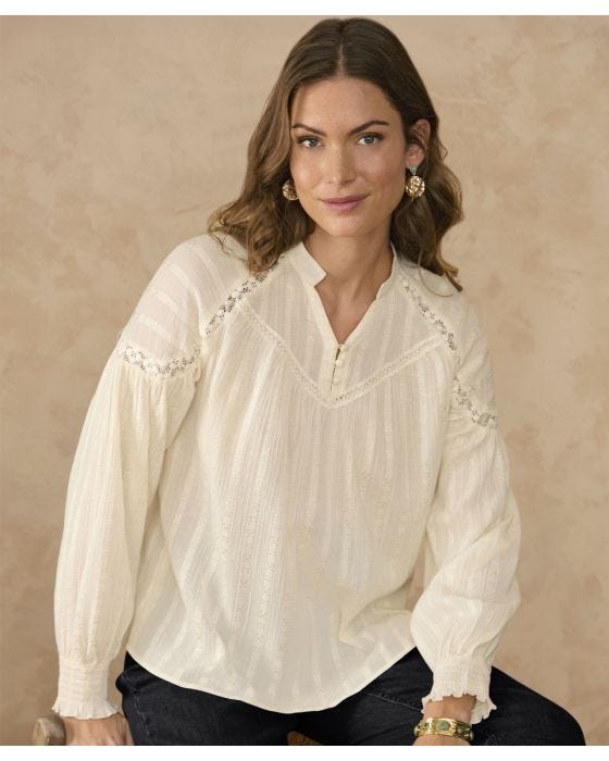 damart Detailed Blouse