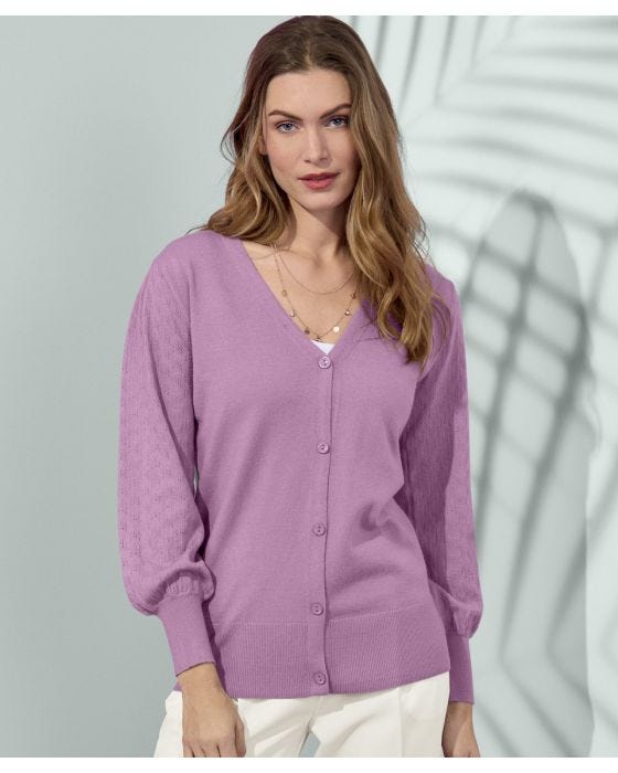 Damart Detailed Cardigan