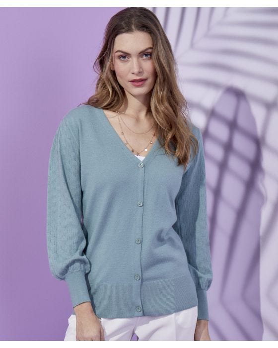 damart Detailed Cardigan