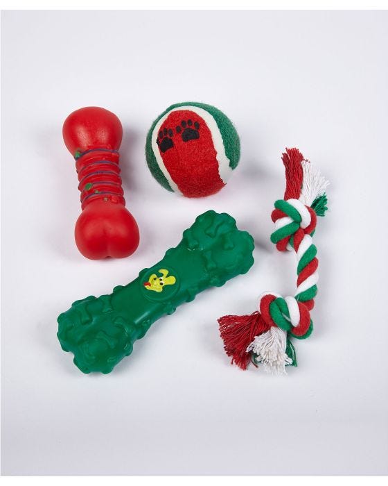 Damart Dog Toy Stocking