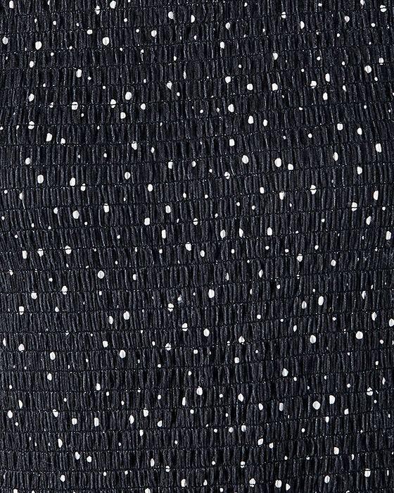 Damart Dotty Print Waist Stretchy Bodice Dress