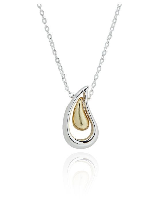 Damart Droplet Earrings & Necklace Set