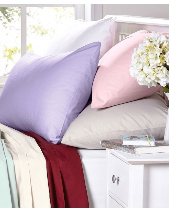 Damart Easy-Care Plain Dye Pillowcases