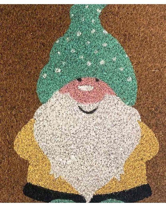 Damart Eco Coir Garden Gnome Mat