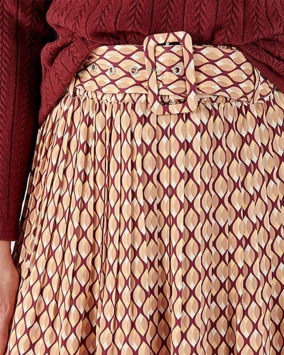 Damart Eco Print Skirt