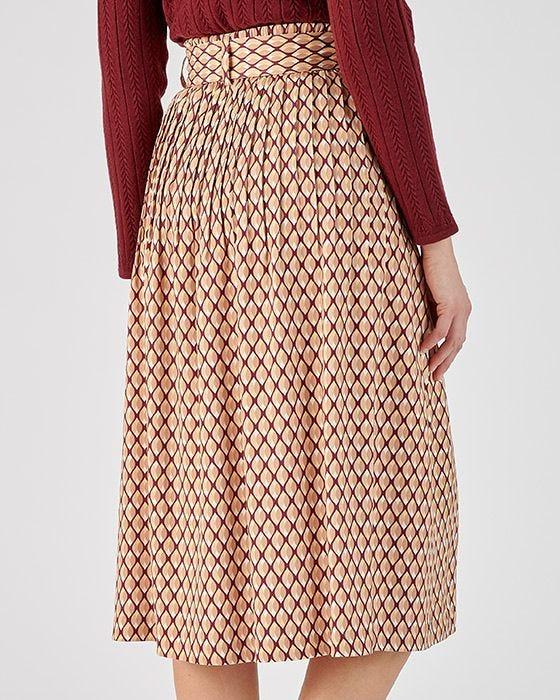 Damart Eco Print Skirt