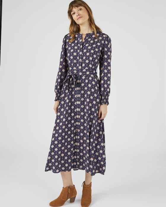 Damart Ecovero Printed Shirt Dress