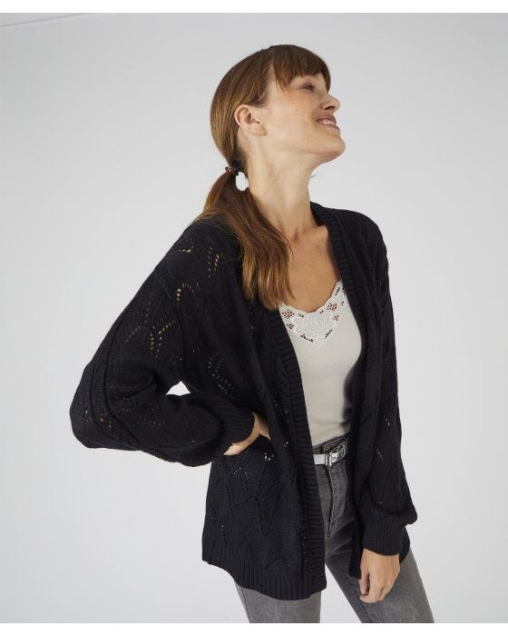 damart Edge-to-Edge Cardigan