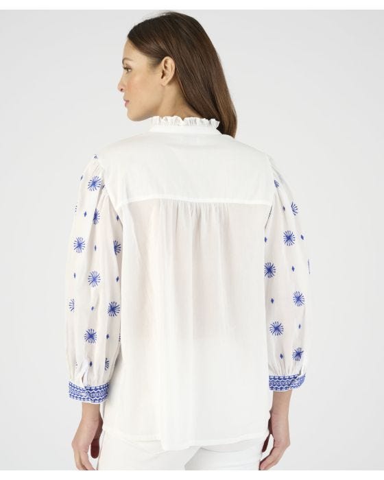 Damart Embroidered Blouse