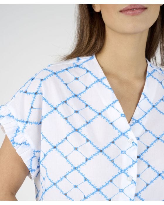 Damart Embroidered Blouse