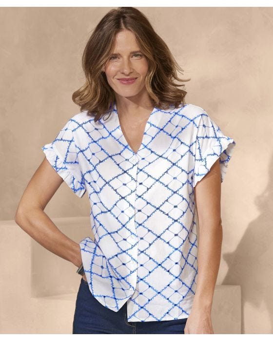 damart Embroidered Blouse