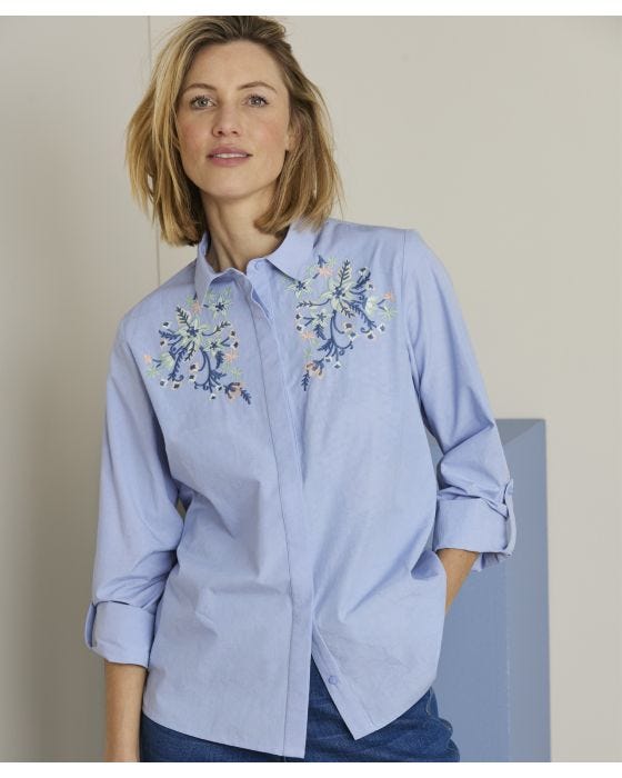 Damart Embroidered Blouse