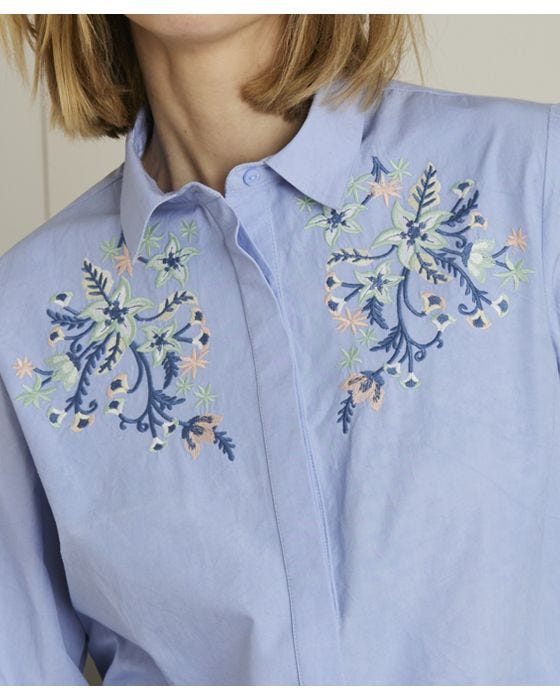 Damart Embroidered Blouse