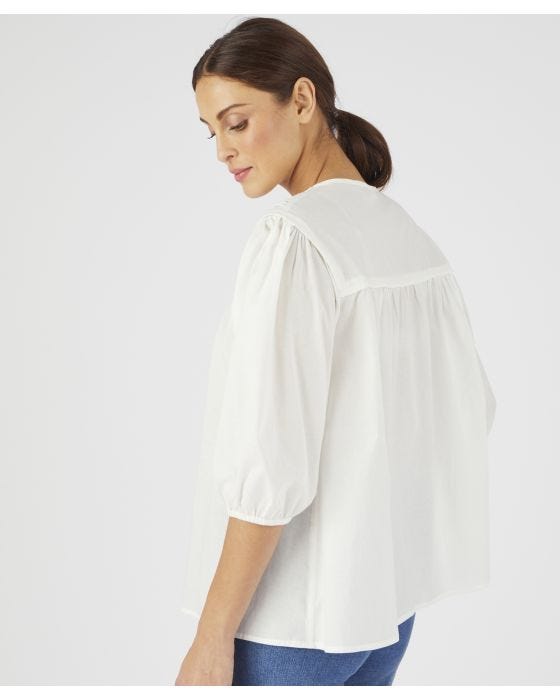 Damart Embroidered Blouse