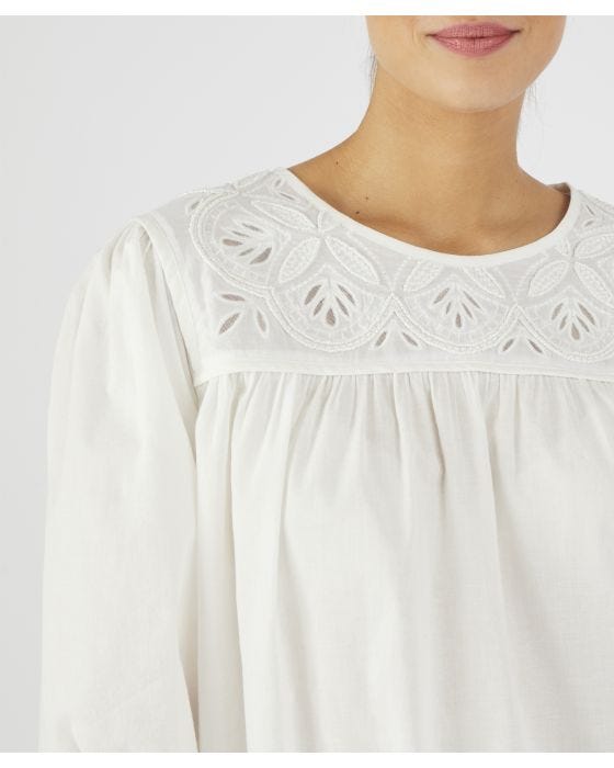 Damart Embroidered Blouse