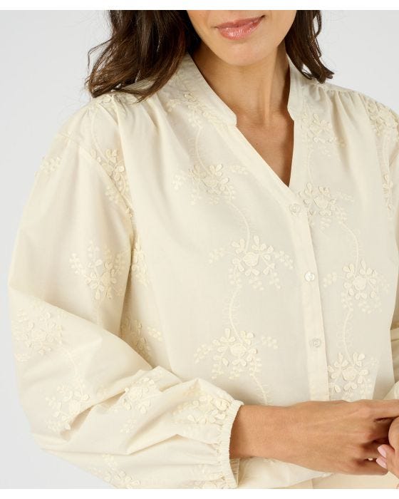 Damart Embroidered Blouse