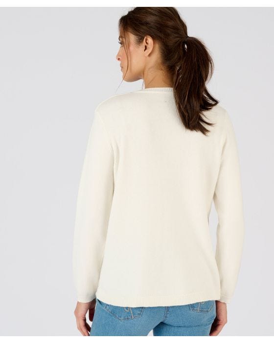 Damart Embroidered Cardigan