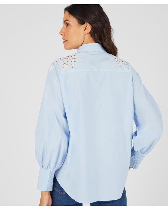 Damart Embroidered Cotton Shirt