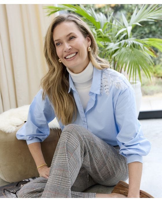 damart Embroidered Cotton Shirt