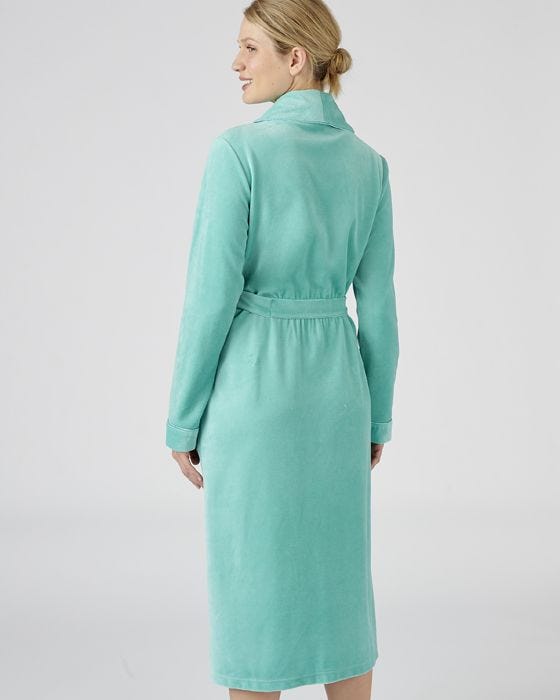 Damart Embroidered Detail Dressing Gown