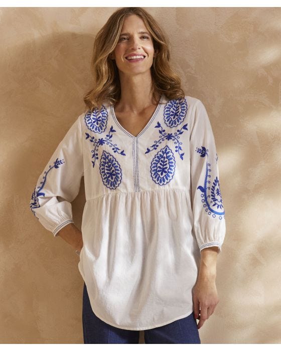 damart Embroidered Tunic