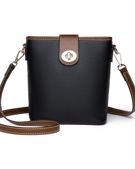 Damart Envy Leather Shoulder Bag