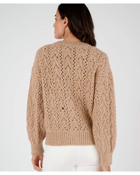Damart Fancy Knit Cardigan