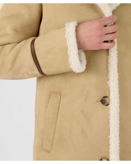 Damart Faux Sheepskin Coat