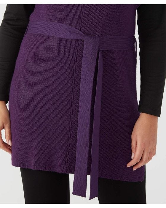 Damart First Avenue Belted Tunic Jumper