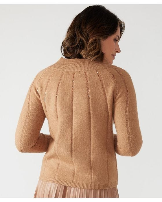 Damart First Avenue Boat Neck Sequin Jumper