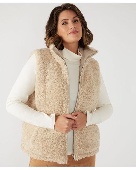 Damart First Avenue Borg Lined Padded Gilet
