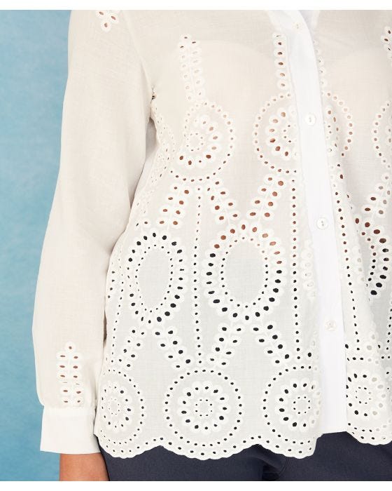 Damart First Avenue - Broderie Blouse