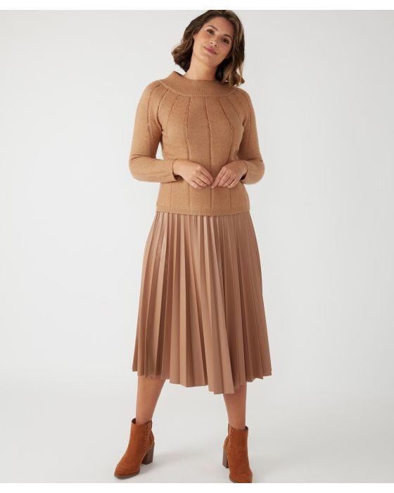 Damart First Avenue Pleated Skirt