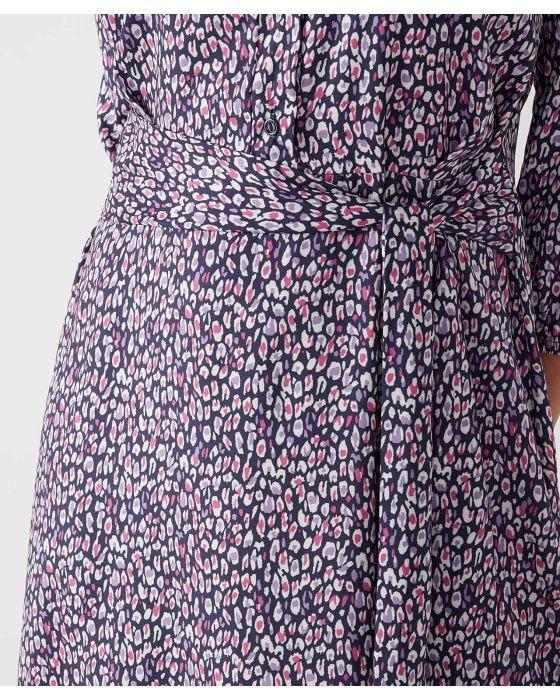 Damart First Avenue Print Midi Shirt Dress