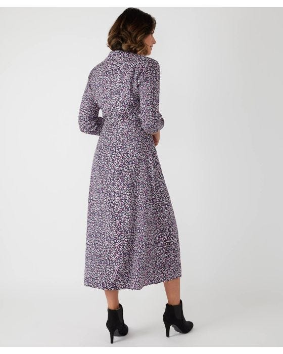 Damart First Avenue Print Midi Shirt Dress