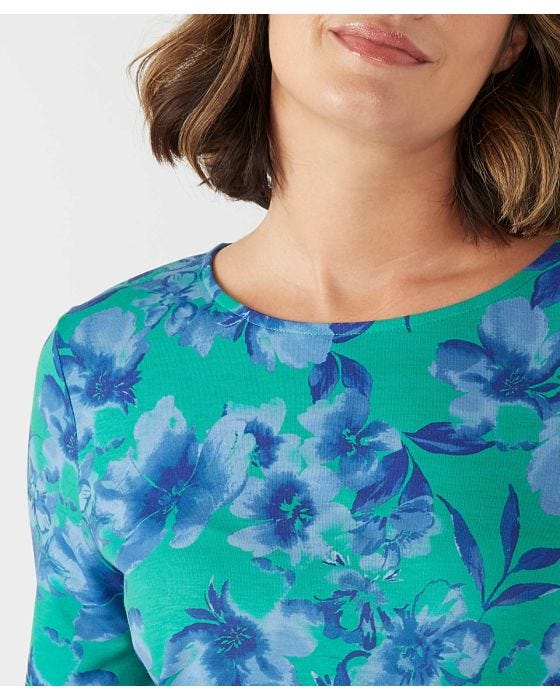 Damart First Avenue Printed Jersey T-shirt