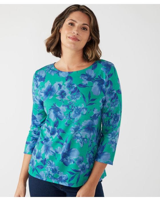 damart First Avenue Printed Jersey T-shirt