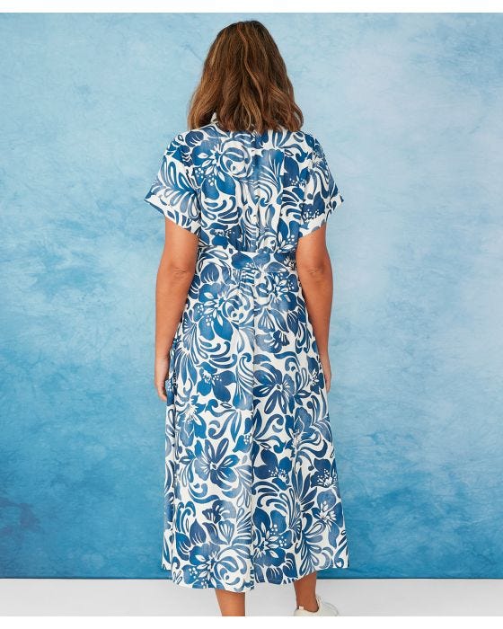 Damart First Avenue - Relaxed Print Shirt Dress