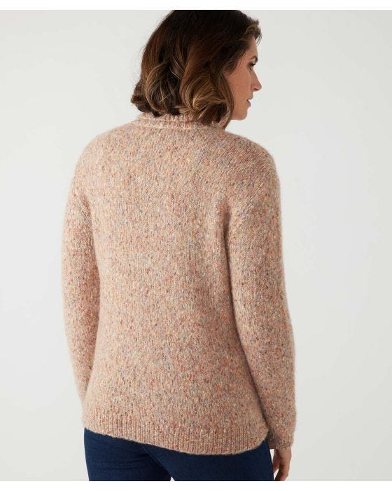 Damart First Avenue Speckled Roll Neck Jumper