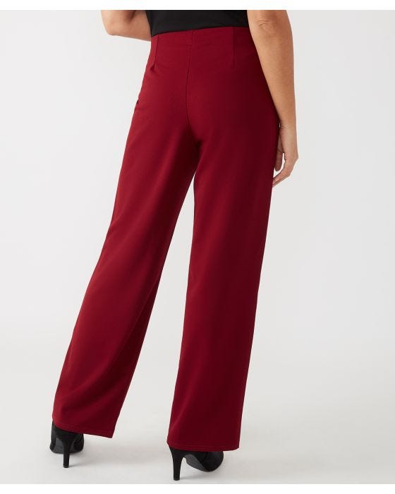 Damart First Avenue Wide Leg Jersey Trousers