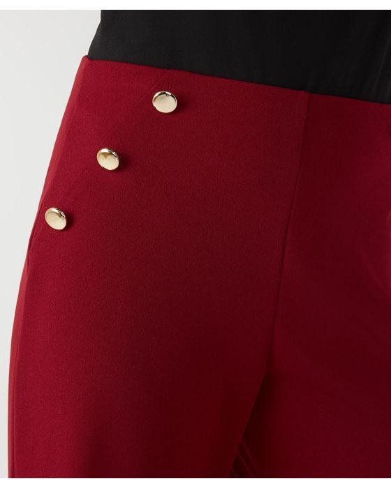 Damart First Avenue Wide Leg Jersey Trousers