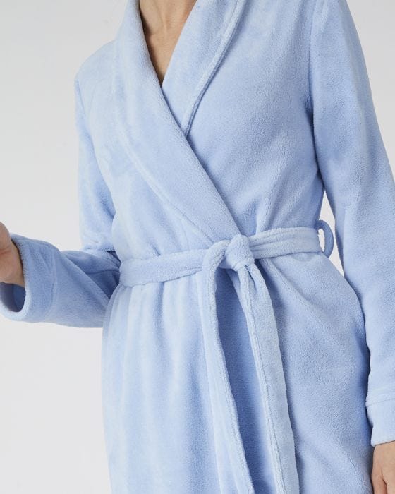 Damart Fleece Wrap Gown