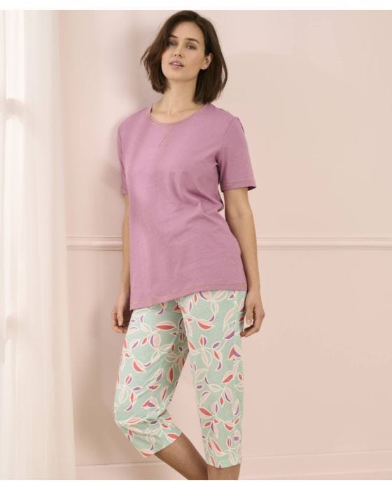 damart Floral Cotton Pyjamas