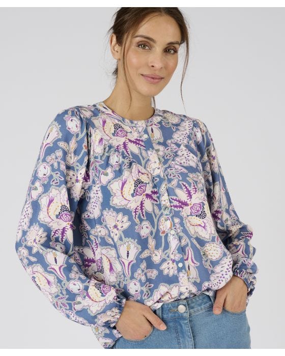Damart Floral Print Blouse