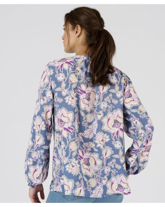 Damart Floral Print Blouse