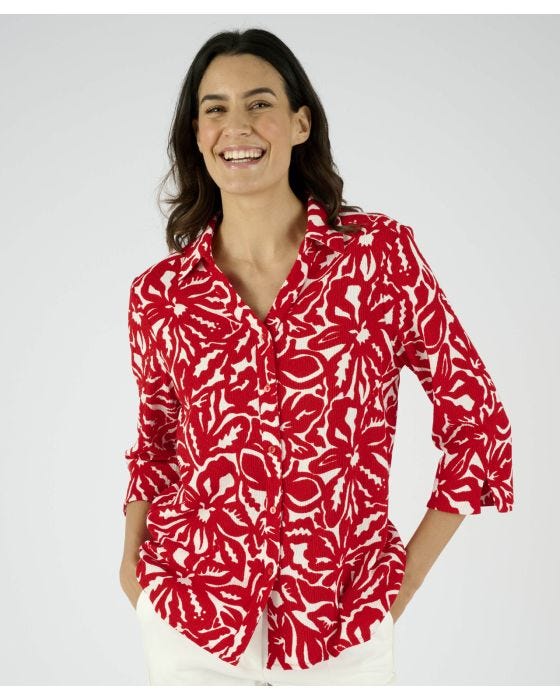 Damart Floral Print Shirt