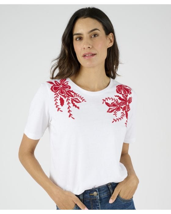 Damart Floral Print Top