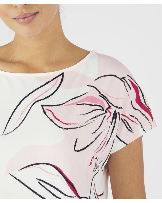 Damart Floral Print Top