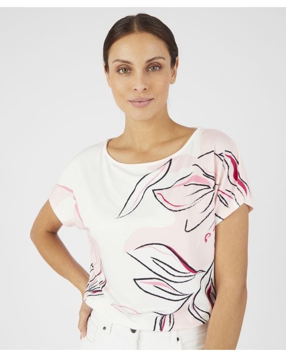Damart Floral Print Top