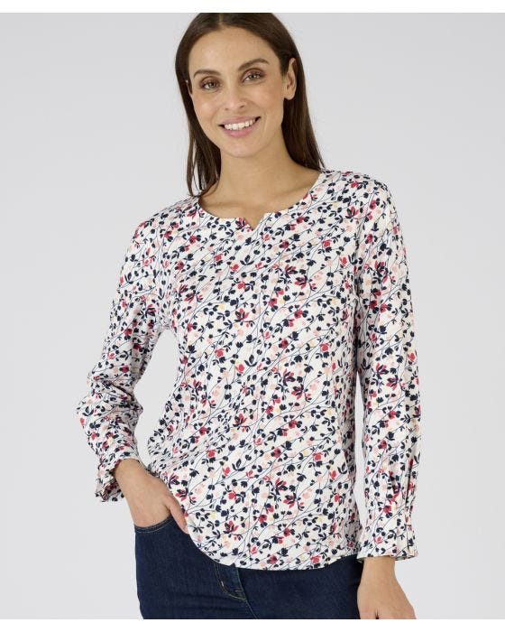 Damart Floral Print Top